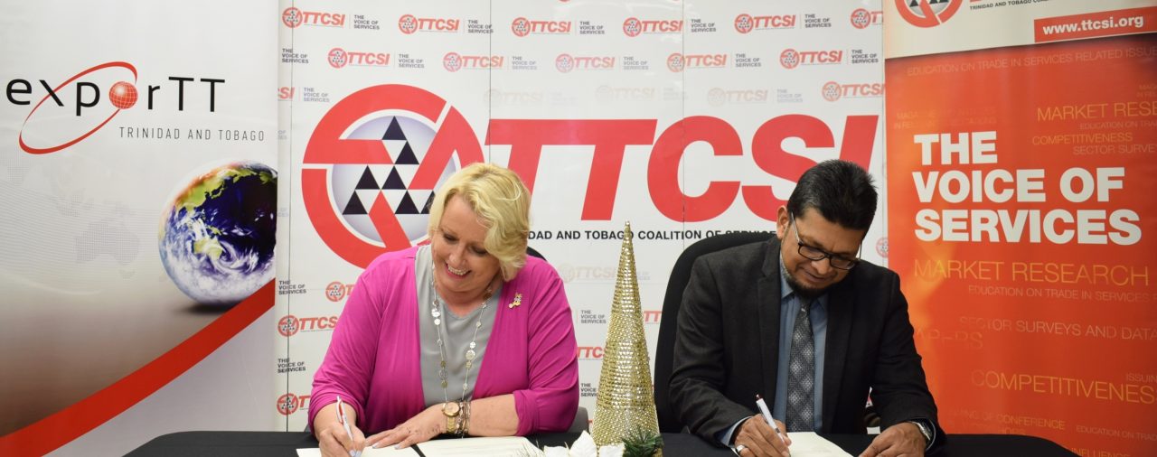 Media Release: exporTT & TTCSI formalize partnership to Accelerate success in the Services Sectors