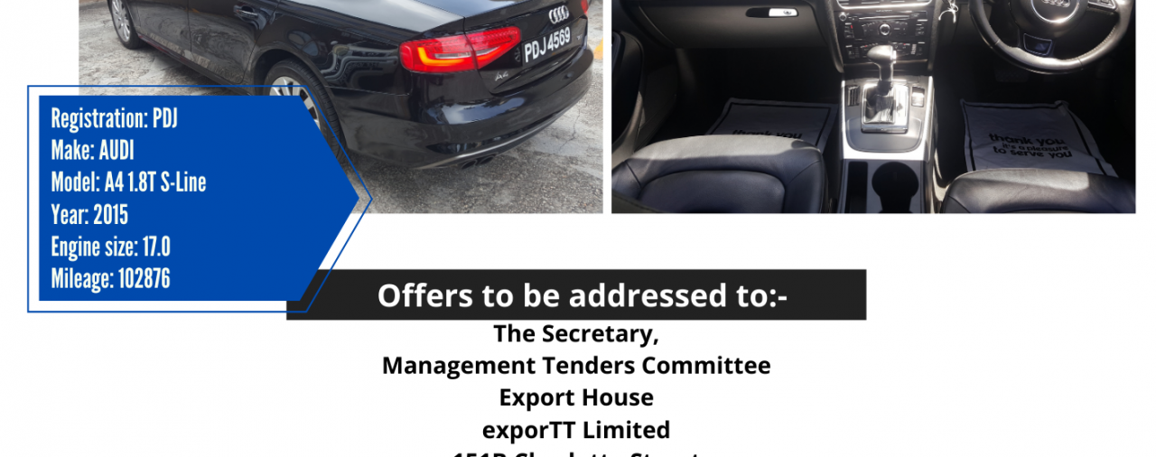 Invitation to Tender: Sale of Company Vehicle