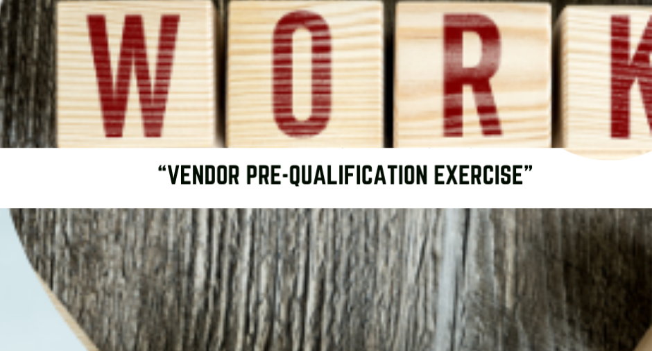 Vendor Pre-qualification